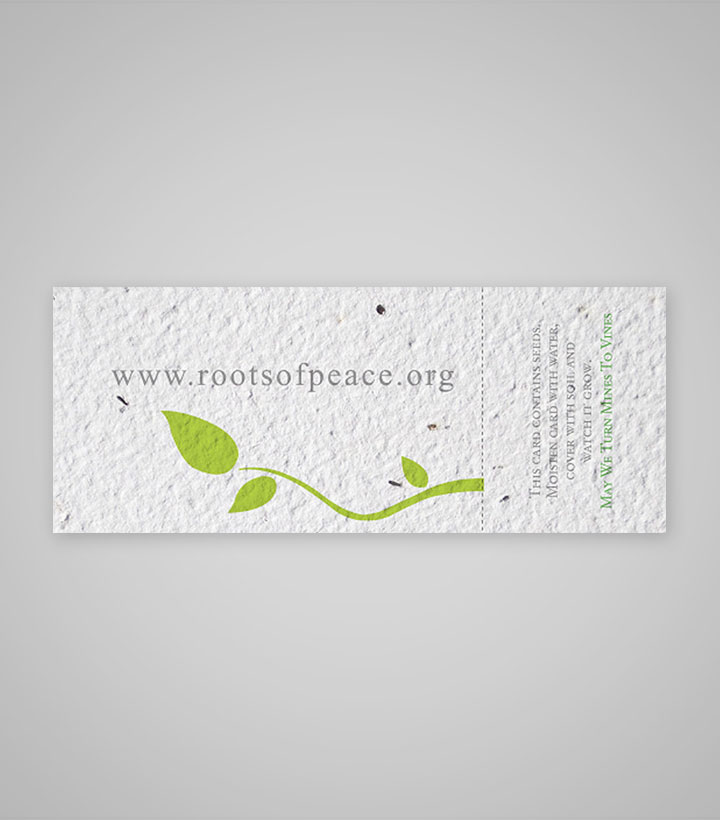 Plant Me! Biodegradable Flower Seed Paper