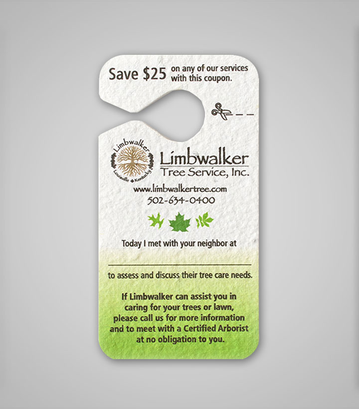 Seed Paper Door Hangers  Promotional Seed Paper Products