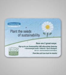 Plantable Seed Paper Postcard - Planters with Logo - Q875611 QI